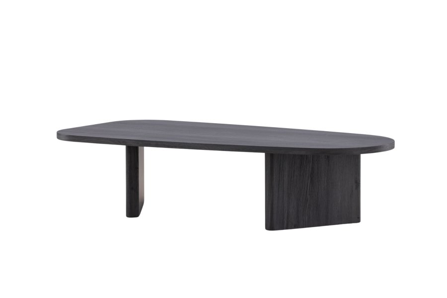 VENTURE DESIGN Grönvik Couchtisch – schwarzes MDF (130x65)