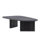 VENTURE DESIGN Grönvik Couchtisch – schwarzes MDF (130x65)