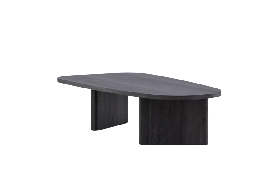 VENTURE DESIGN Grönvik Couchtisch – schwarzes MDF (130x65)