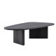 VENTURE DESIGN Grönvik Couchtisch – schwarzes MDF (130x65)