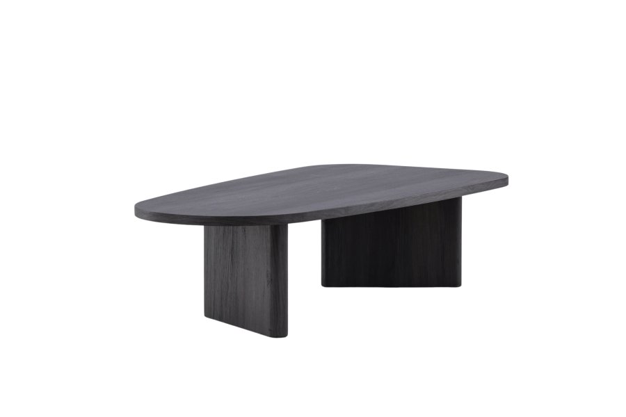 VENTURE DESIGN Grönvik Couchtisch – schwarzes MDF (130x65)
