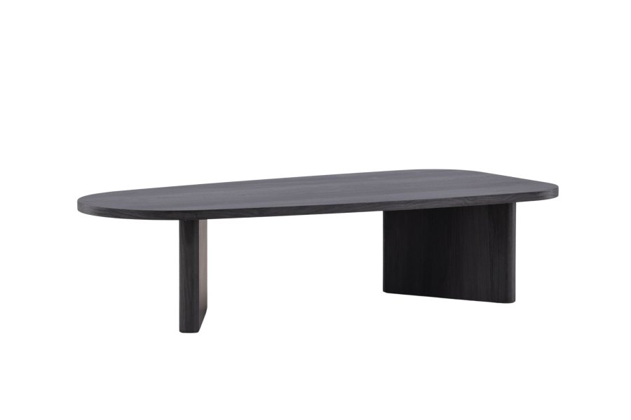 VENTURE DESIGN Grönvik Couchtisch – schwarzes MDF (130x65)