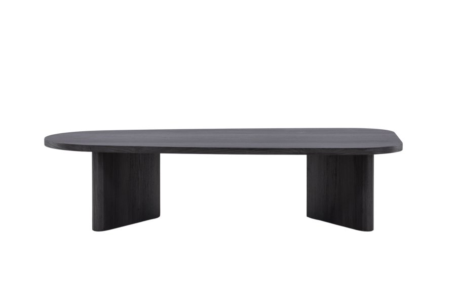 VENTURE DESIGN Grönvik Couchtisch – schwarzes MDF (130x65)