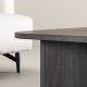 VENTURE DESIGN Grönvik Couchtisch – schwarzes MDF (130x65)