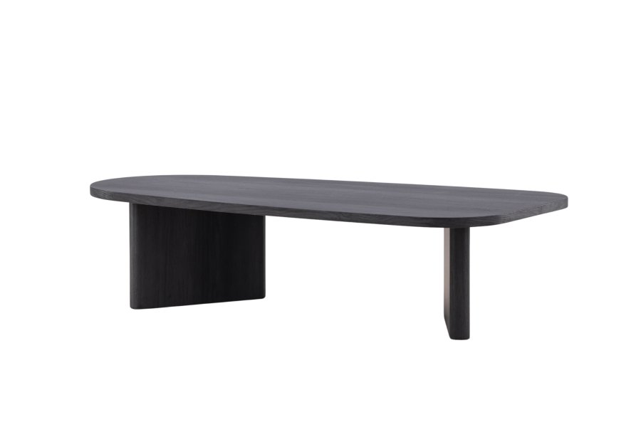 VENTURE DESIGN Grönvik Couchtisch – schwarzes MDF (130x65)