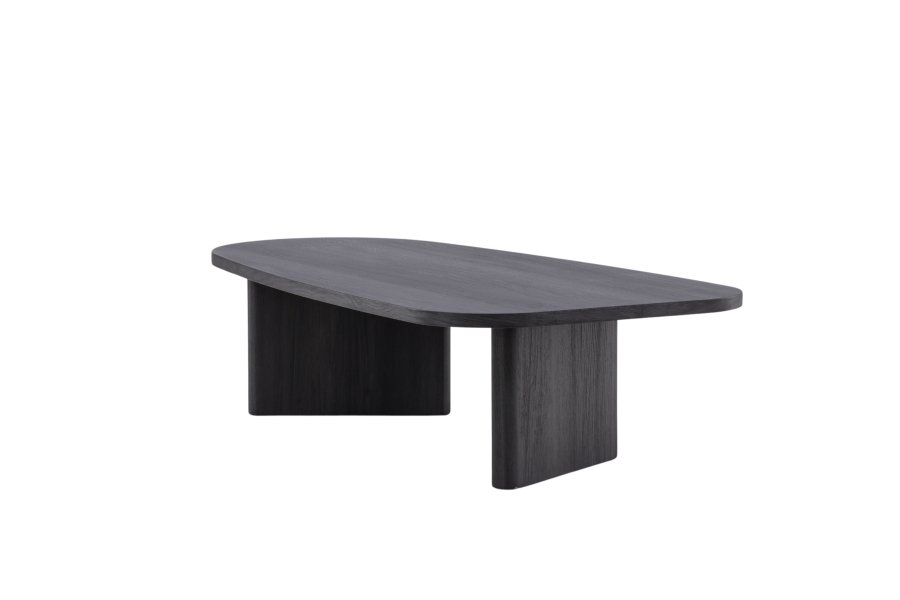 VENTURE DESIGN Grönvik Couchtisch – schwarzes MDF (130x65)