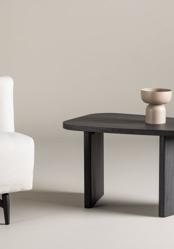 VENTURE DESIGN Grönvik sidebord - svart MDF (70x45)