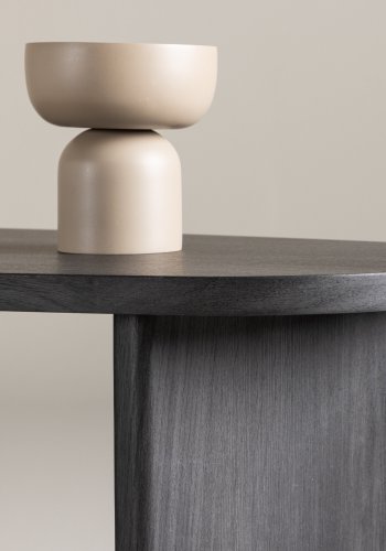 VENTURE DESIGN Grönvik sidebord - svart MDF (70x45)