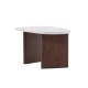 VENTURE DESIGN Grönvik sidebord - lysegr betonglook og mocca MDF (70x45)