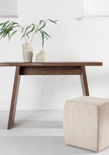 VENTURE DESIGN Church skrivbord, rektangulrt - mocca MDF (120X40)