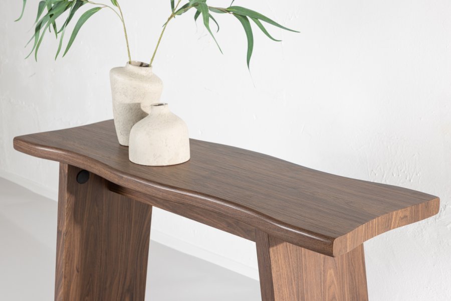 VENTURE DESIGN Church skrivbord, rektangulrt - mocca MDF (120X40)