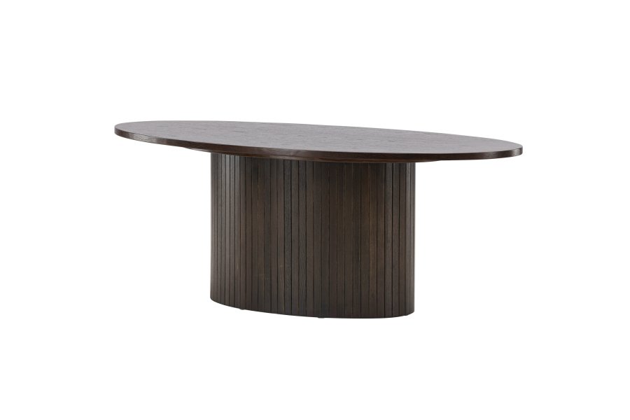 VENTURE DESIGN Bianca Sofabord Bianca Oval Sofabord - / Mocca