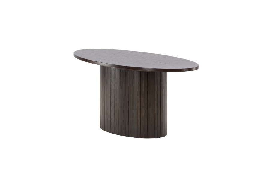VENTURE DESIGN Bianca Sofabord Bianca Oval Sofabord - / Mocca