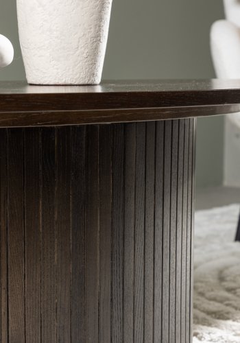 VENTURE DESIGN Bianca Sofabord Bianca Oval Sofabord - / Mocca