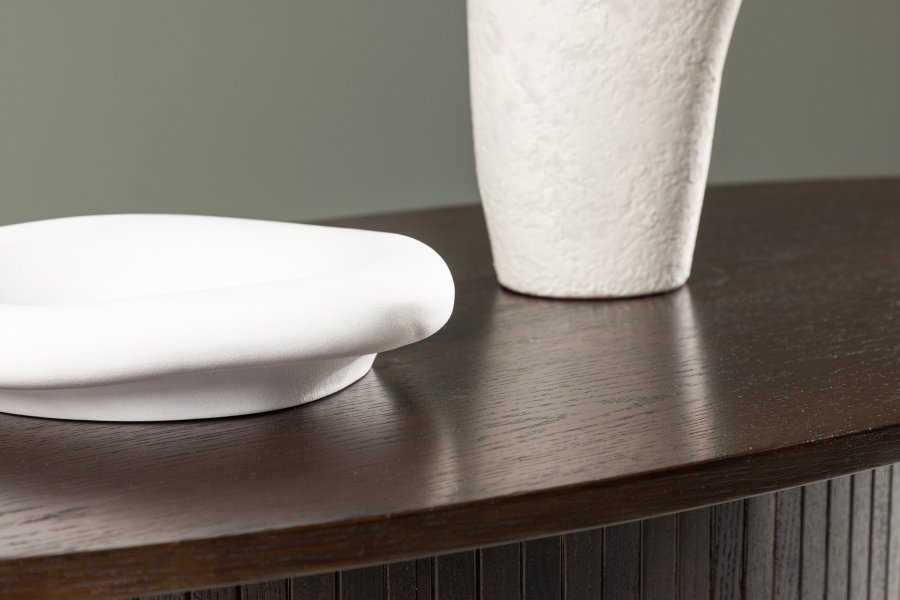 VENTURE DESIGN Bianca Sofabord Bianca Oval Sofabord - / Mocca