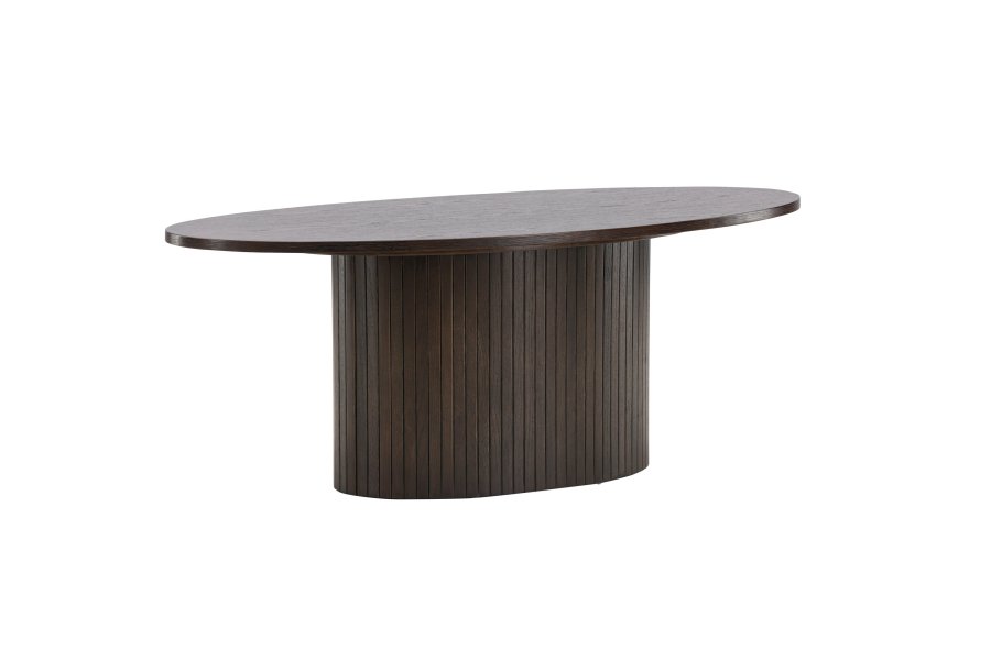 VENTURE DESIGN Bianca Sofabord Bianca Oval Sofabord - / Mocca