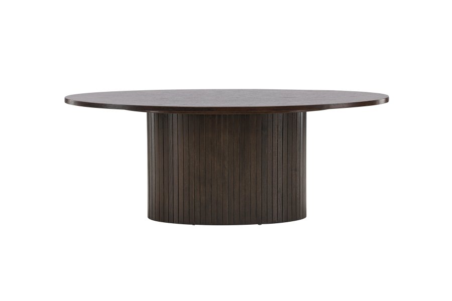 VENTURE DESIGN Bianca Sofabord Bianca Oval Sofabord - / Mocca