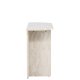 VENTURE DESIGN lesund konsollbord, m. 1 hylle - beige marmorlook MDF (120x40)