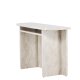 VENTURE DESIGN lesund konsollbord, m. 1 hylle - beige marmorlook MDF (120x40)
