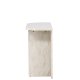 VENTURE DESIGN lesund konsollbord, m. 1 hylle - beige marmorlook MDF (120x40)