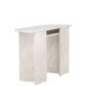 VENTURE DESIGN lesund konsollbord, m. 1 hylle - beige marmorlook MDF (120x40)