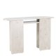 VENTURE DESIGN lesund konsollbord, m. 1 hylle - beige marmorlook MDF (120x40)