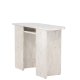 VENTURE DESIGN lesund konsollbord, m. 1 hylle - beige marmorlook MDF (120x40)