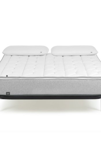 KAVE HOME Talo sengebunn uten ben, med lameller - grtt metall (80x200)