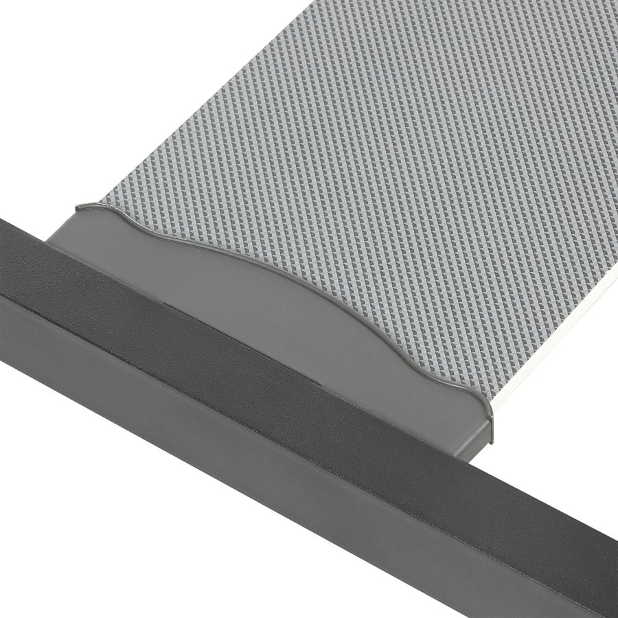 KAVE HOME Talo sengebunn uten ben, med lameller - grtt metall (90x200)