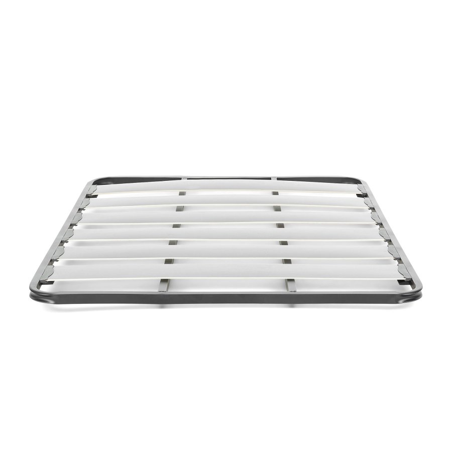 KAVE HOME Talo sengebunn uten ben, med lameller - grtt metall (140x190)