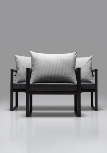 NORDVRK MTLKNP001 Hagesalongsett, antrasitt Svart 