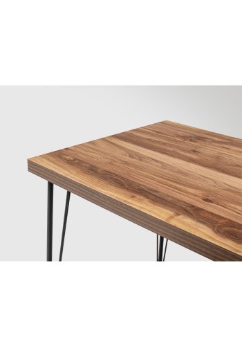 NORDVRK Nmsymk001 Bord & Stolsett (5 stk), Eik Sort