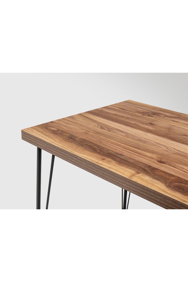 NORDVRK Nmsymk001 Bord & Stolsett (5 stk), Eik Sort