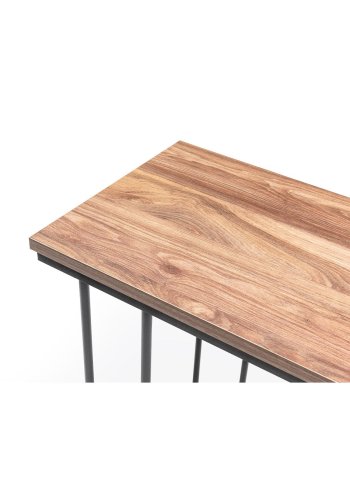 NORDVRK TKRCZGN001 Sidebord, sort eik