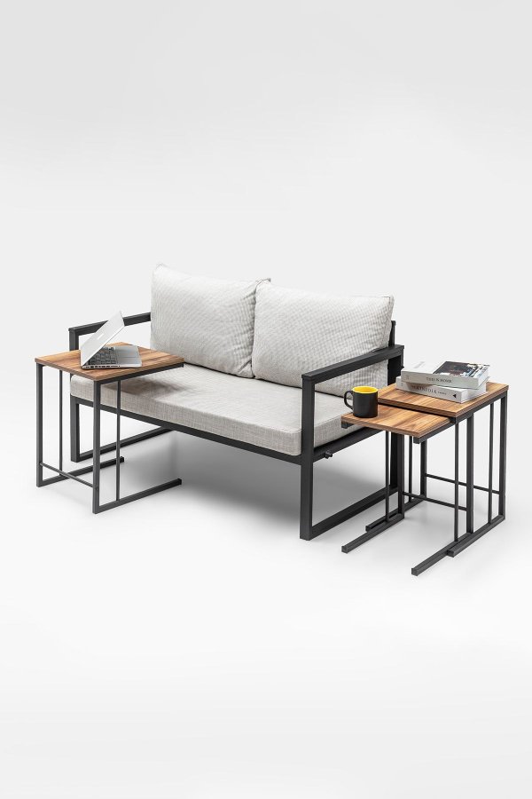 NORDVRK GGMBCZNG0001 Hekkebord (3 stk), eikGr