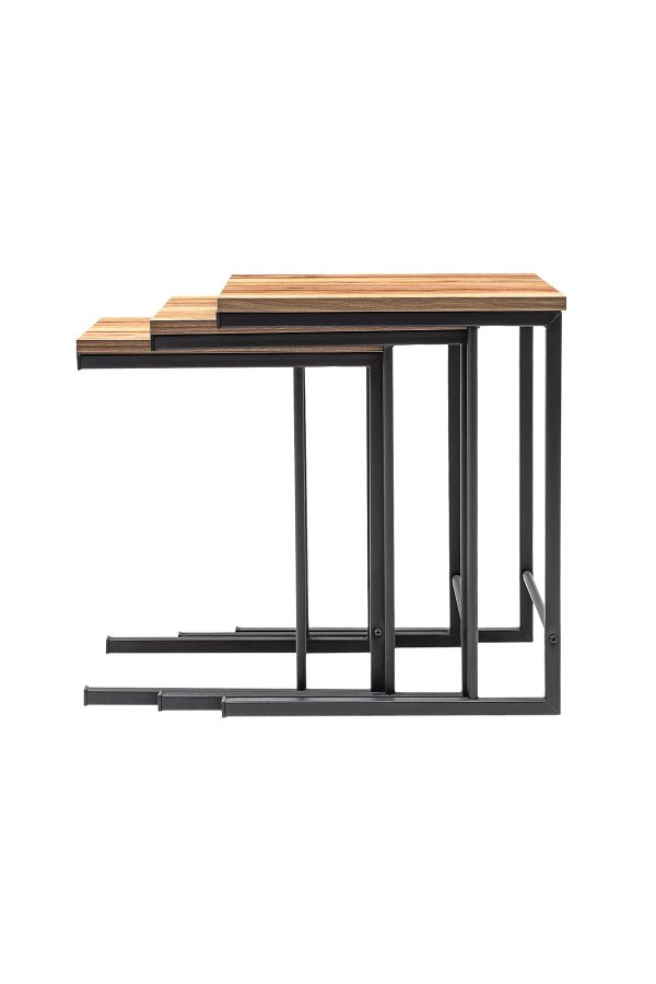 NORDVRK GGMBCZNG0001 Hekkebord (3 stk), eikGr