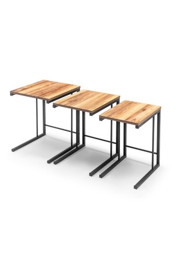 NORDVRK GGMBCZNG0001 Hekkebord (3 stk), eikGr