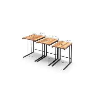 NORDVRK GGMBCZNG0001 Hckningsbord (3 st), ekGr