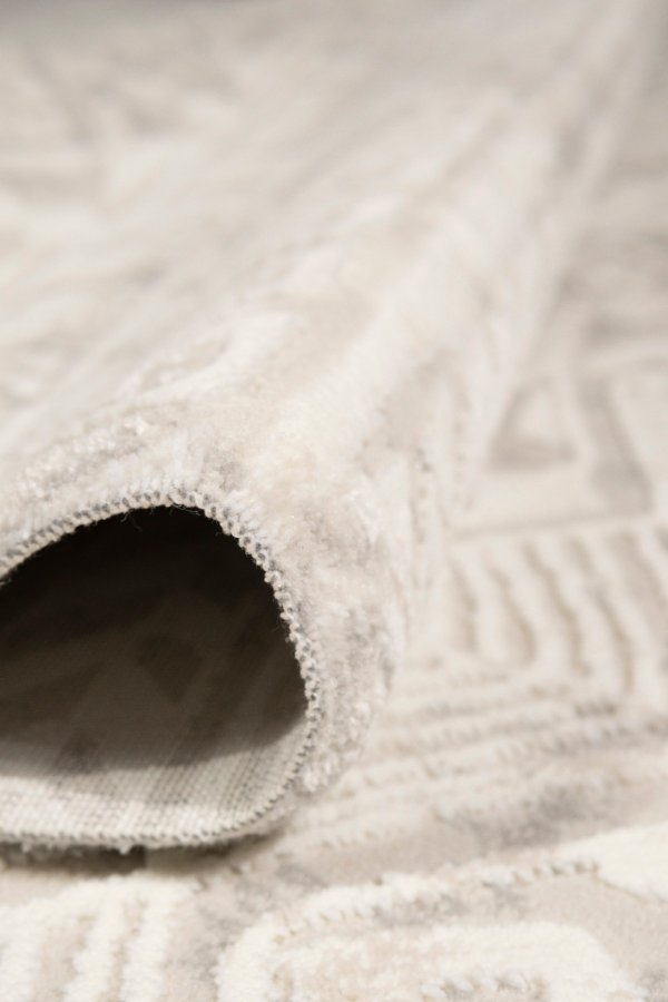 TEPPI Leo Hall gulvtppe, rektangulr - beige polypropylen/polyester (120x200)