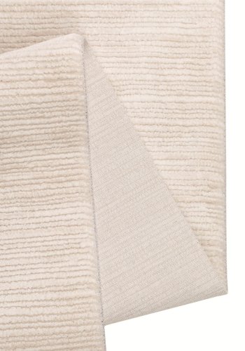 TEPPI Leo Hall gulvtppe, rektangulr - hvid polypropylen/polyester (80x150)