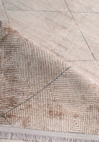 TEPPI Granada Hall gulvtppe, rektangulr - beige akryl (80x350)