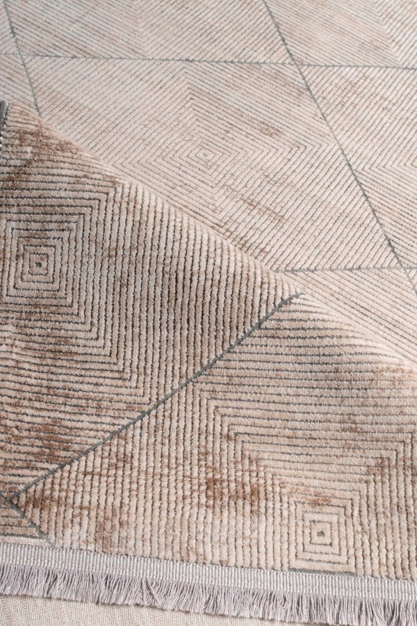 TEPPI Granada Hall gulvtppe, rektangulr - beige akryl (80x350)