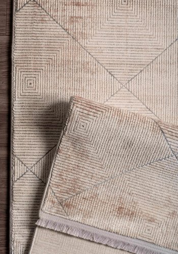 TEPPI Granada Hall gulvtppe, rektangulr - beige akryl (80x350)