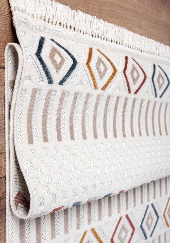 TEPPI Sosa Hall gulvtppe, rektangulr - multifarvet polypropylen (80x250)