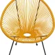 KARE DESIGN Acapulco Orange lnestol/havestol - orange plast og stl