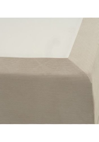 Space Dreams sengebunn, med oppbevaring, etc. overmadrass - beige velour og svart tre (200x140)