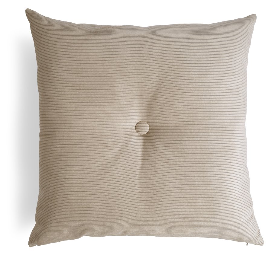 Space Dreams pyntepute, firkantet - beige velur (80x80)