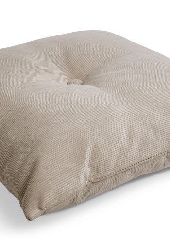 Space Dreams pyntepute, firkantet - beige velur (80x80)