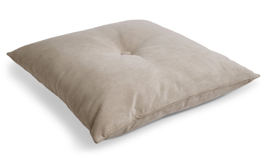 Space Dreams pyntepute, firkantet - beige velur (80x80)