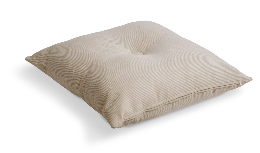 Space Dreams pyntepute, firkantet - beige velur (60x60)